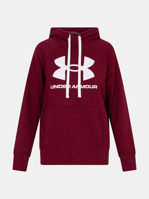 Under Armour Rival Fleece Logo Hoodie-RED Sweatshirt