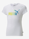 Puma ESS+ Bleach Logo Tee G Kinder  T‑Shirt
